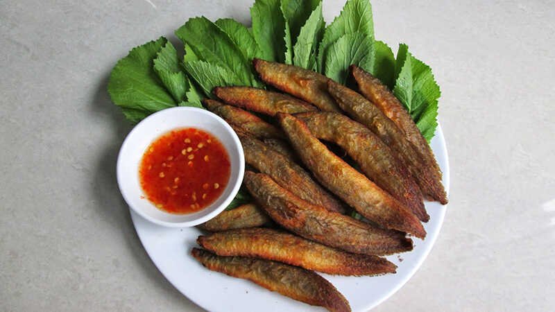 Cá Chạch Đồng Chiên Giòn