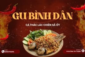 Cá Thác Lác Chiên Sả Ớt tại GU Bình Dân