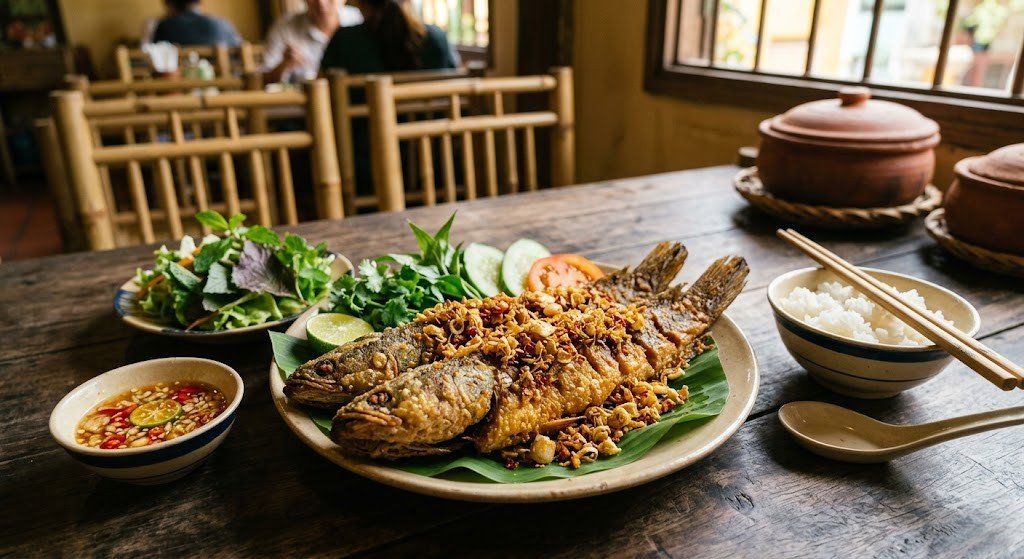 Cá Lóc Đồng Chiên Sả