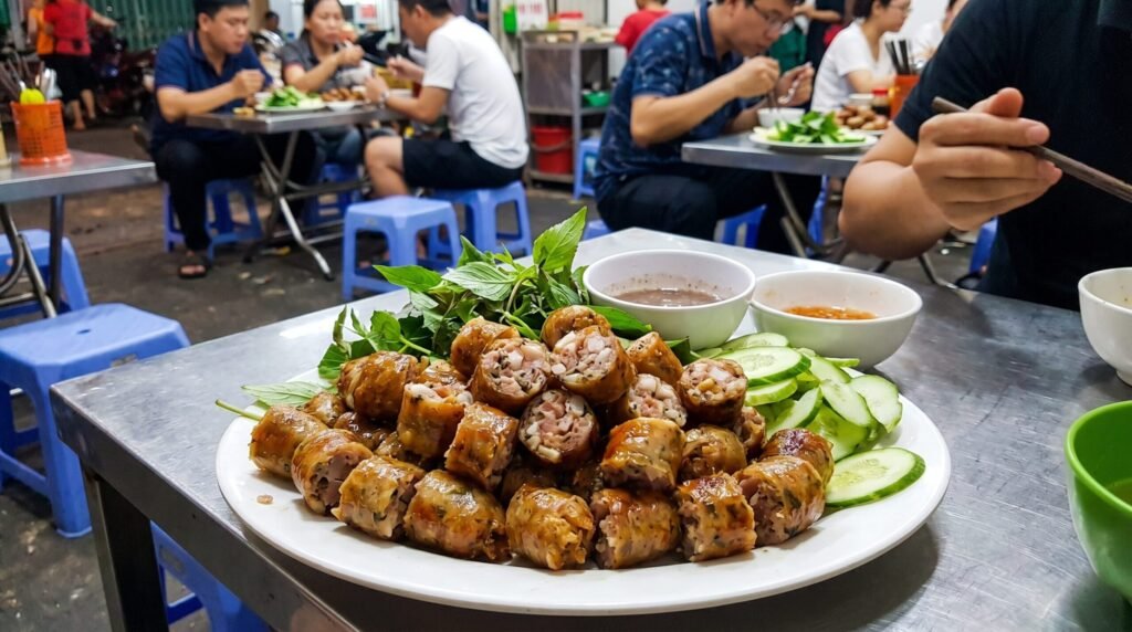 Dồi Sụn Non Chiên ở GU bình dân