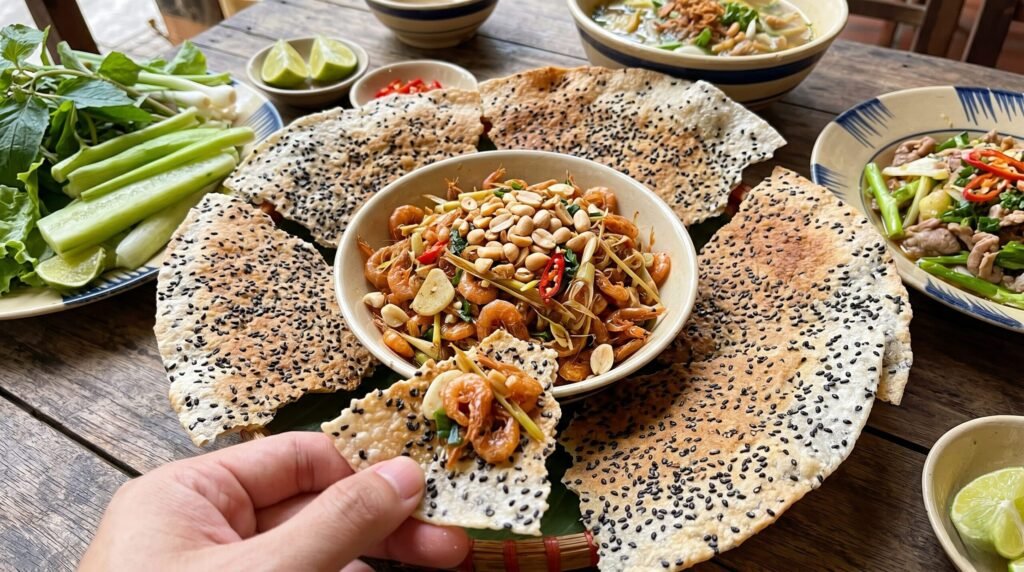 Tép Đồng Xào Xúc Bánh Đa