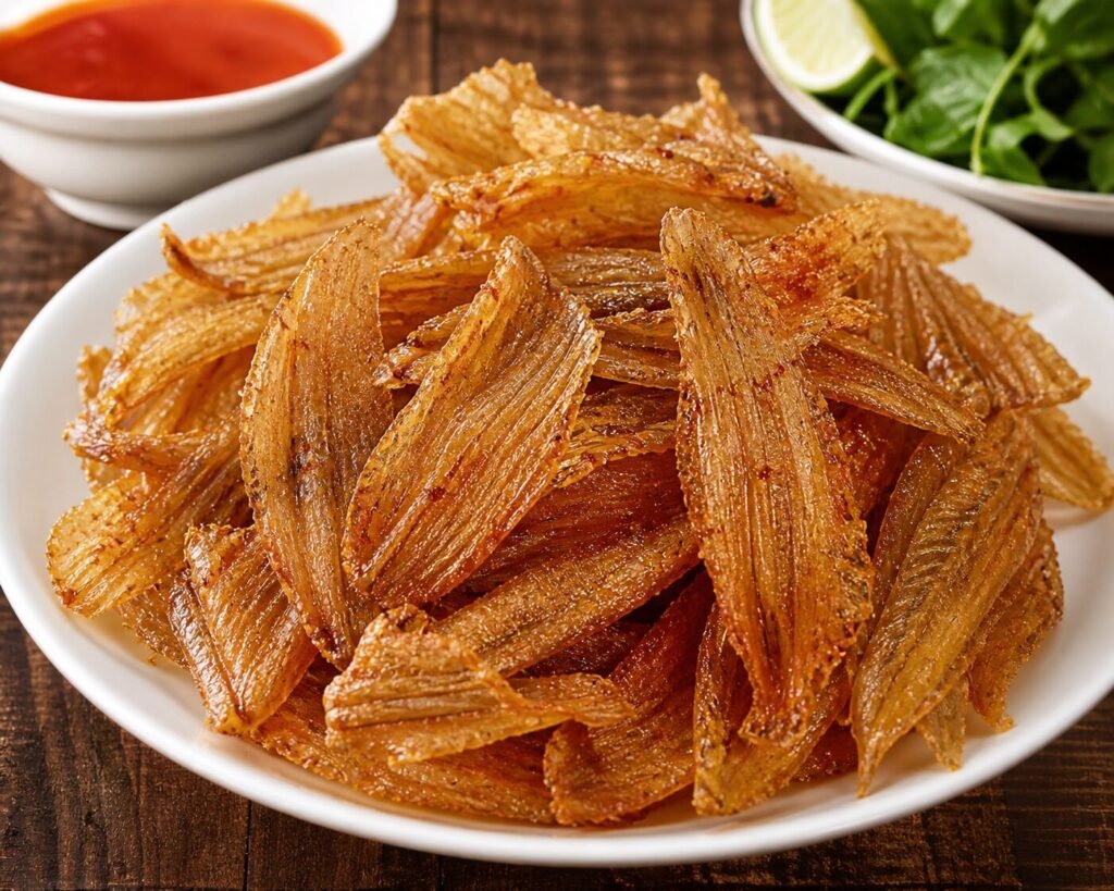 Khô Cá Lưỡi Trâu Chiên Giòn Siêu Giòn Tại GU Bình Dân