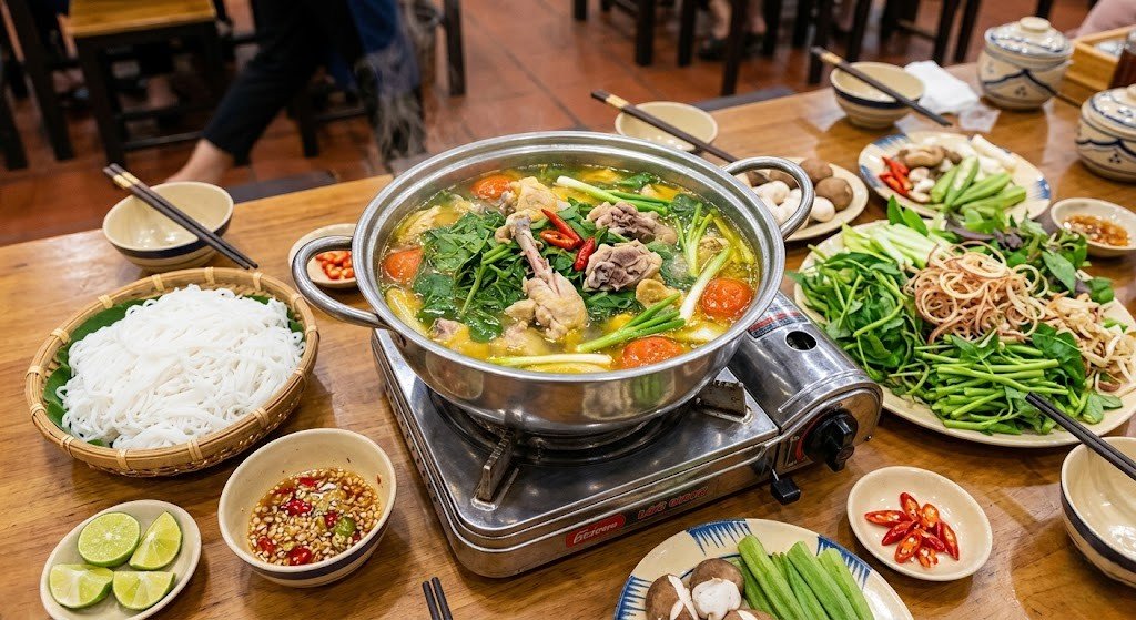 Lẩu Gà Lá Giang