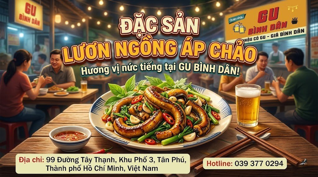 Lươn Ngồng Áp Chảo GU Bình Dân