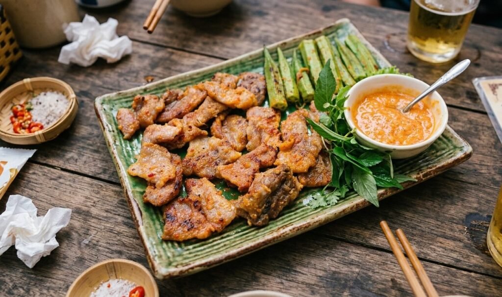 Vú Heo Nướng Chao