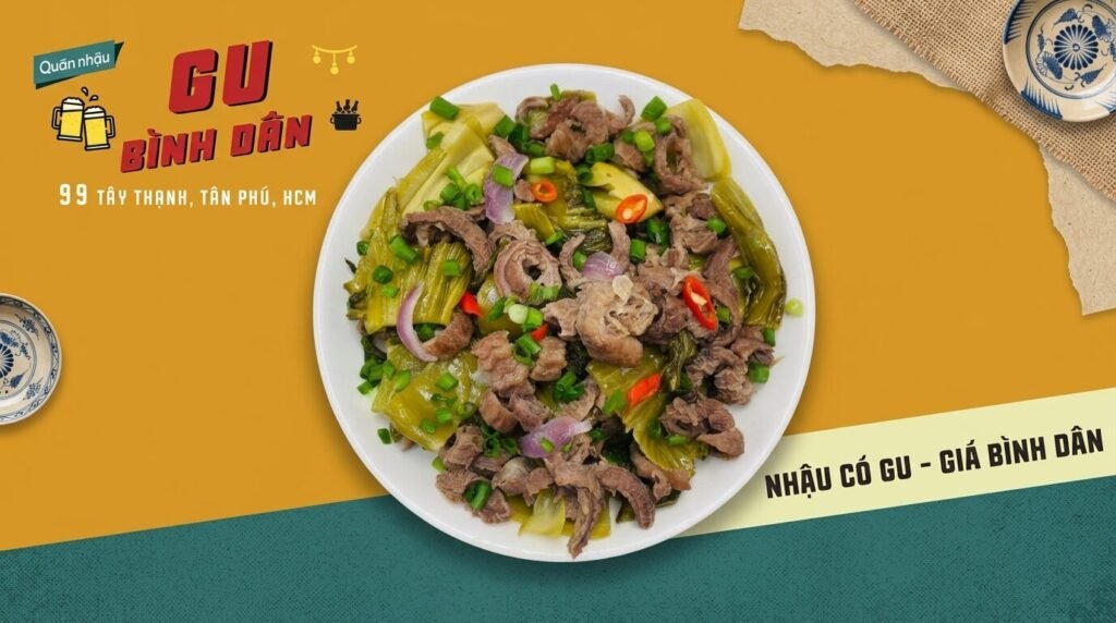 Bao Tử Xào Cải Chua
