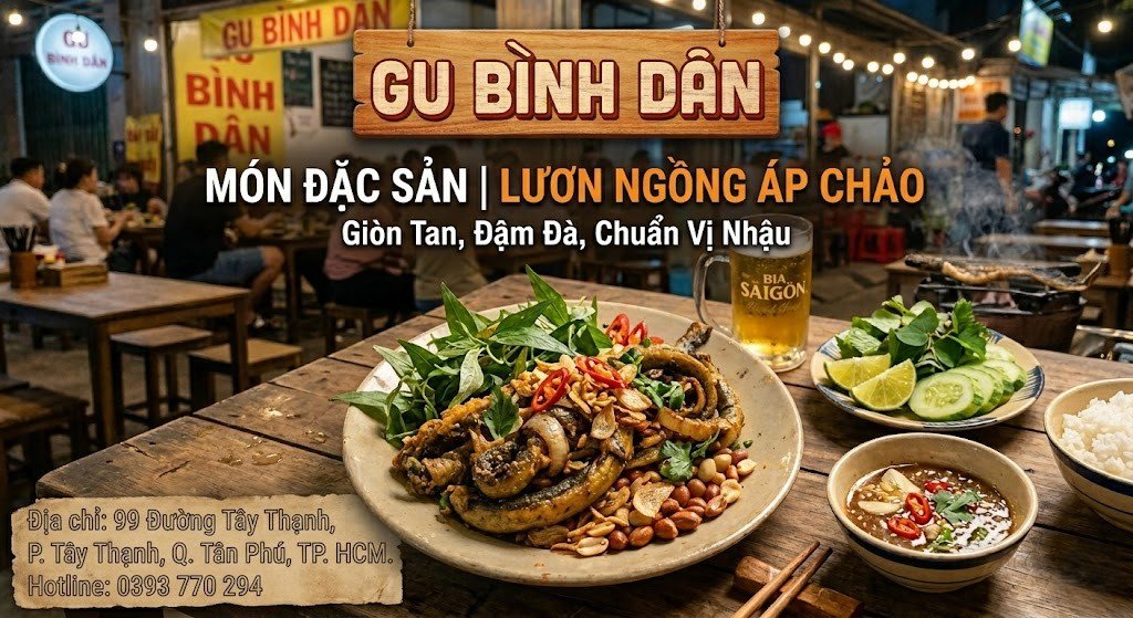 Lươn Ngồng Áp Chảo GU Bình Dân
