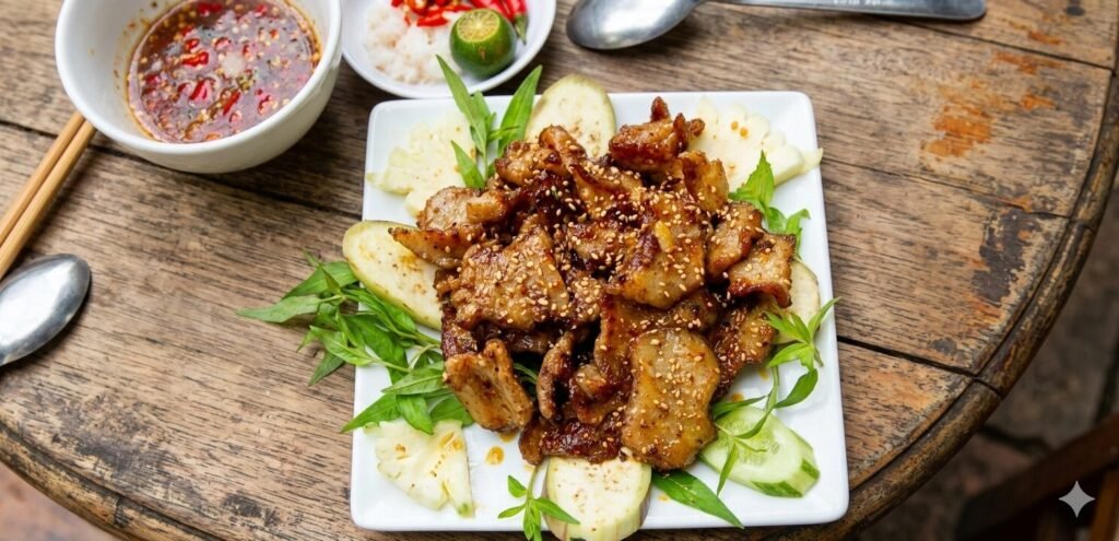Vú Heo Nướng Sa Tế