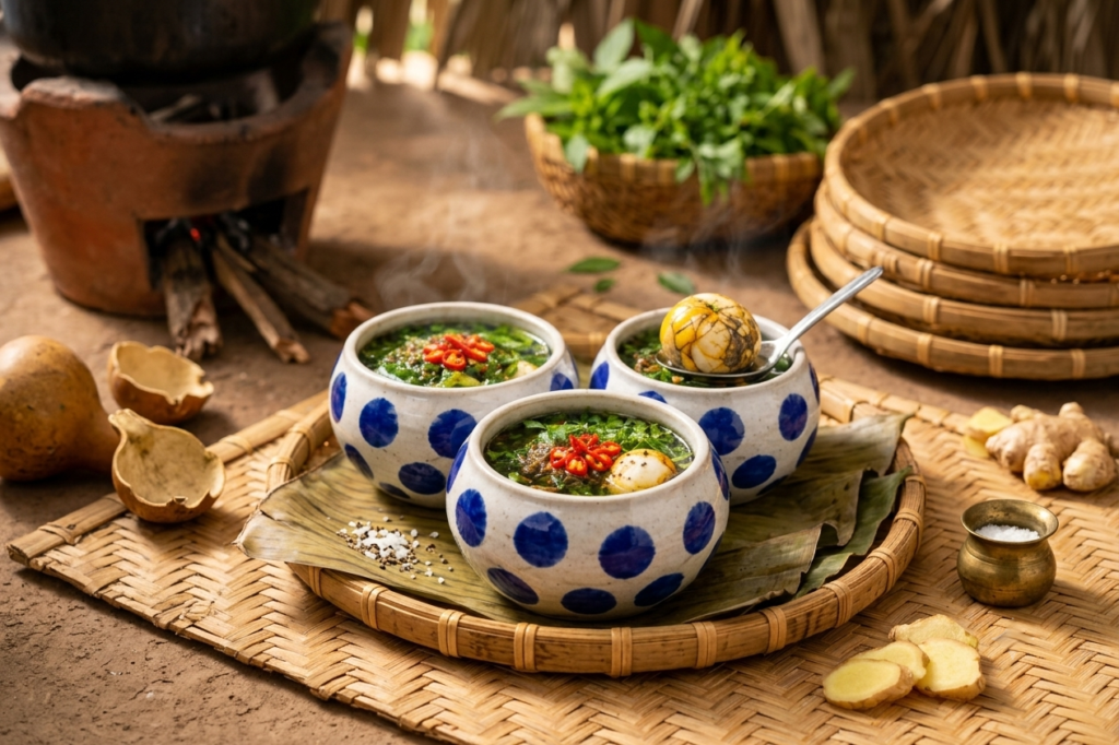 Hột Vịt Lộn Um Bầu
